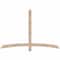 Ekena Millwork Bellingham Smooth Timber Gable Bracket, Douglas Fir, 72"W x 48"H x 3 1/2"D x 3 1/2"F, 16/12 Pitch GBW072X48X0404BEL00SDF - alternate 1